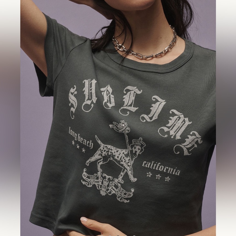 Letluv Sublime Graphic Ringer Tee
